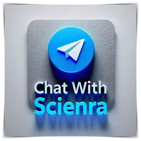 Chat with scienra on telegram